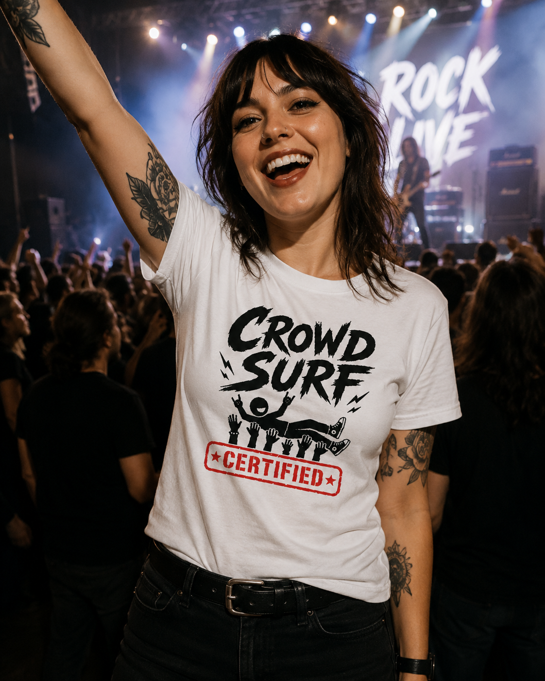 Crowd Surf Certified - Women's Tee