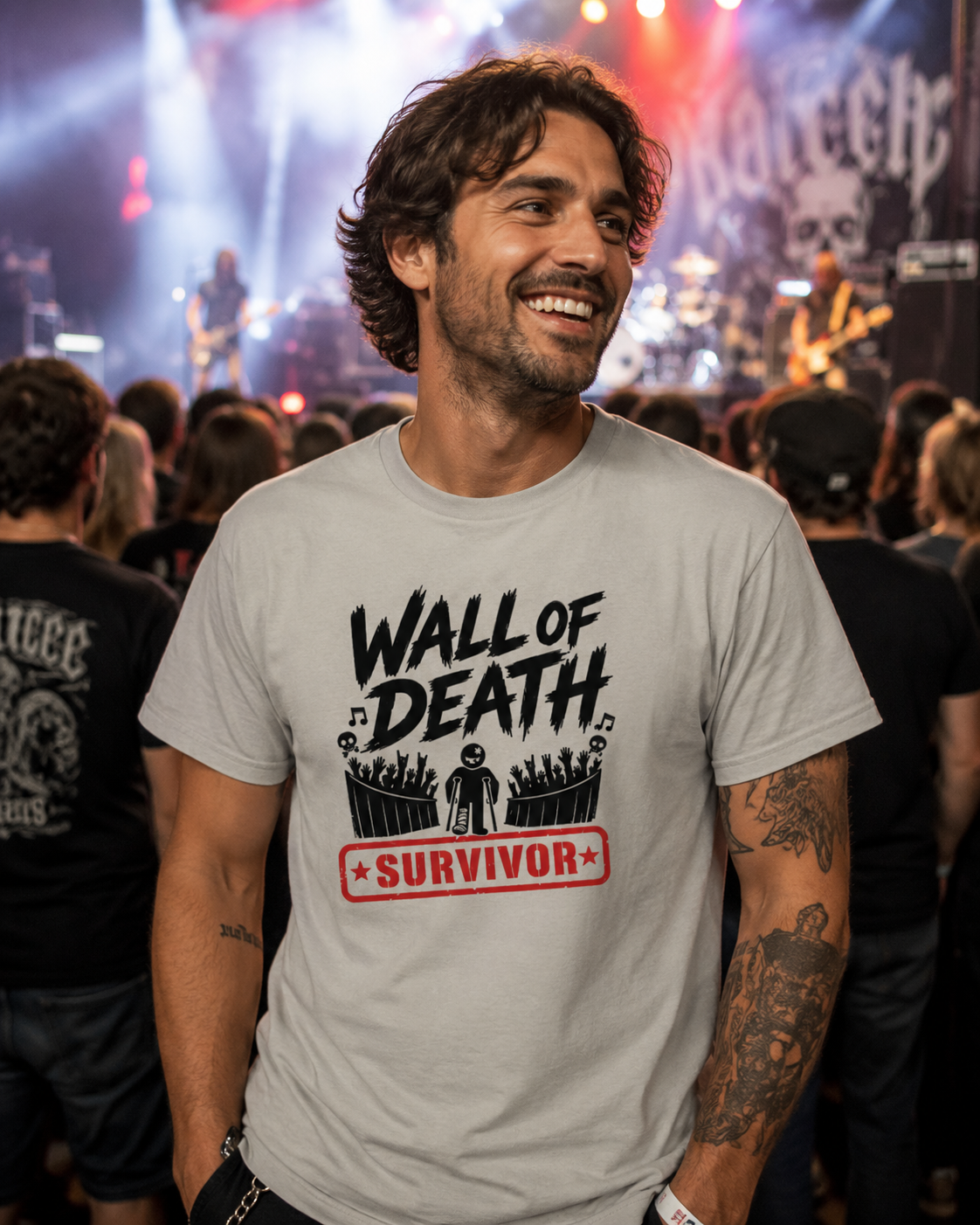 Wall Of Death Survivor - Men's Tee