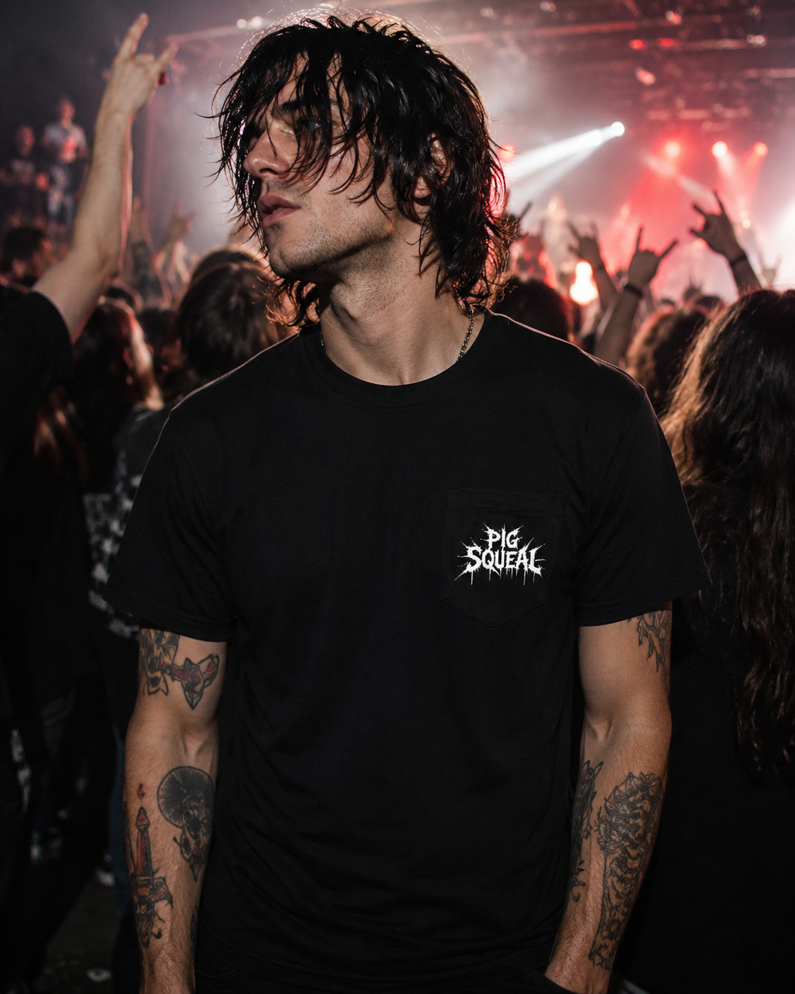 Pig Squeal - Pocket Tee